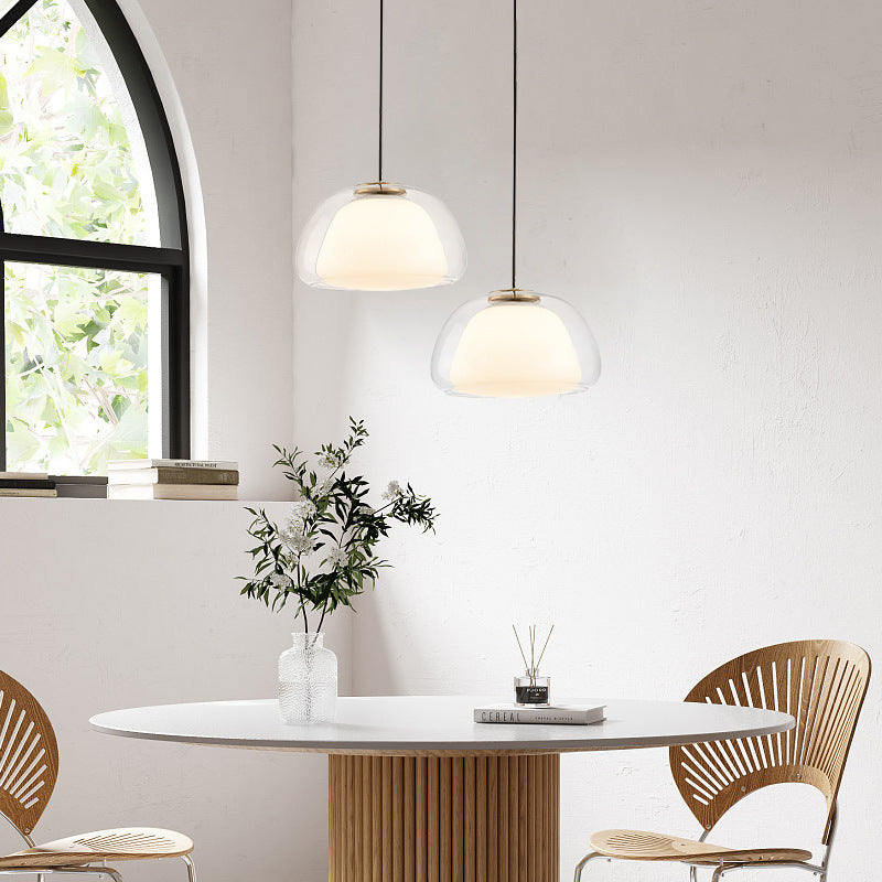 Moderne einfache nordische Stil Wohnzimmer Schlafzimmer Bar Glasrestaurant Online Prominente kreative Kronleuchter