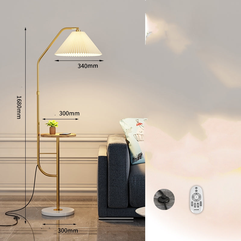 Nordic Boden-Innen-USB-Drahtlosladung Licht Luxus Schreibtischlampe