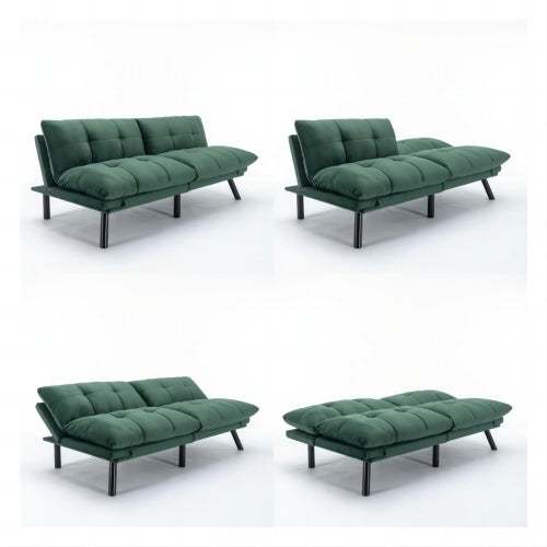 Smaragd-Faltbare Moderne Sofa-Bett Cabrio