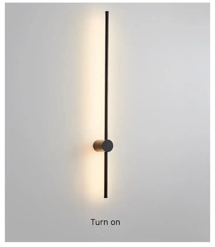 Modern minimalist black metal wall lights with cylindrical body and circular base for decorbites creative staircase wall