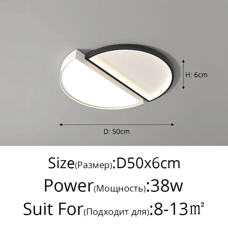 Modern minimalist decorbites elegant chandelier with black frame and white oval panels for dining room lighting