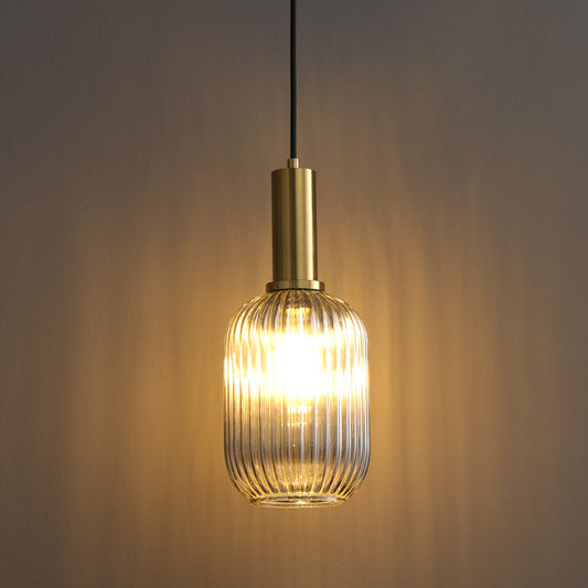 Schlafzimmer Nachttisch Einfache Bar Glas Kronleuchter Retro Lampen