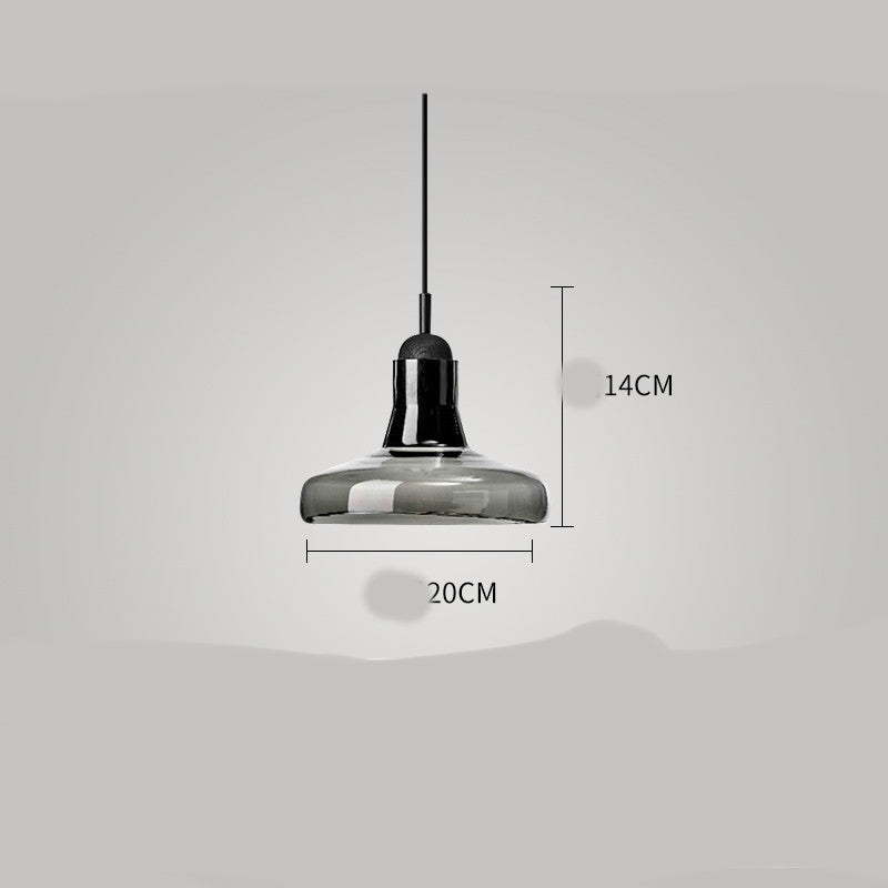 Esszimmer-Kronleuchter Kunstbeleuchtung Glas Ein-Kopf-Kleiner Kronleuchter LED-Lampen