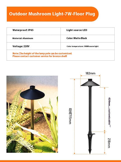 Rasenterrassenlampe Außen Bodensteckdose Boden Gartenlampe