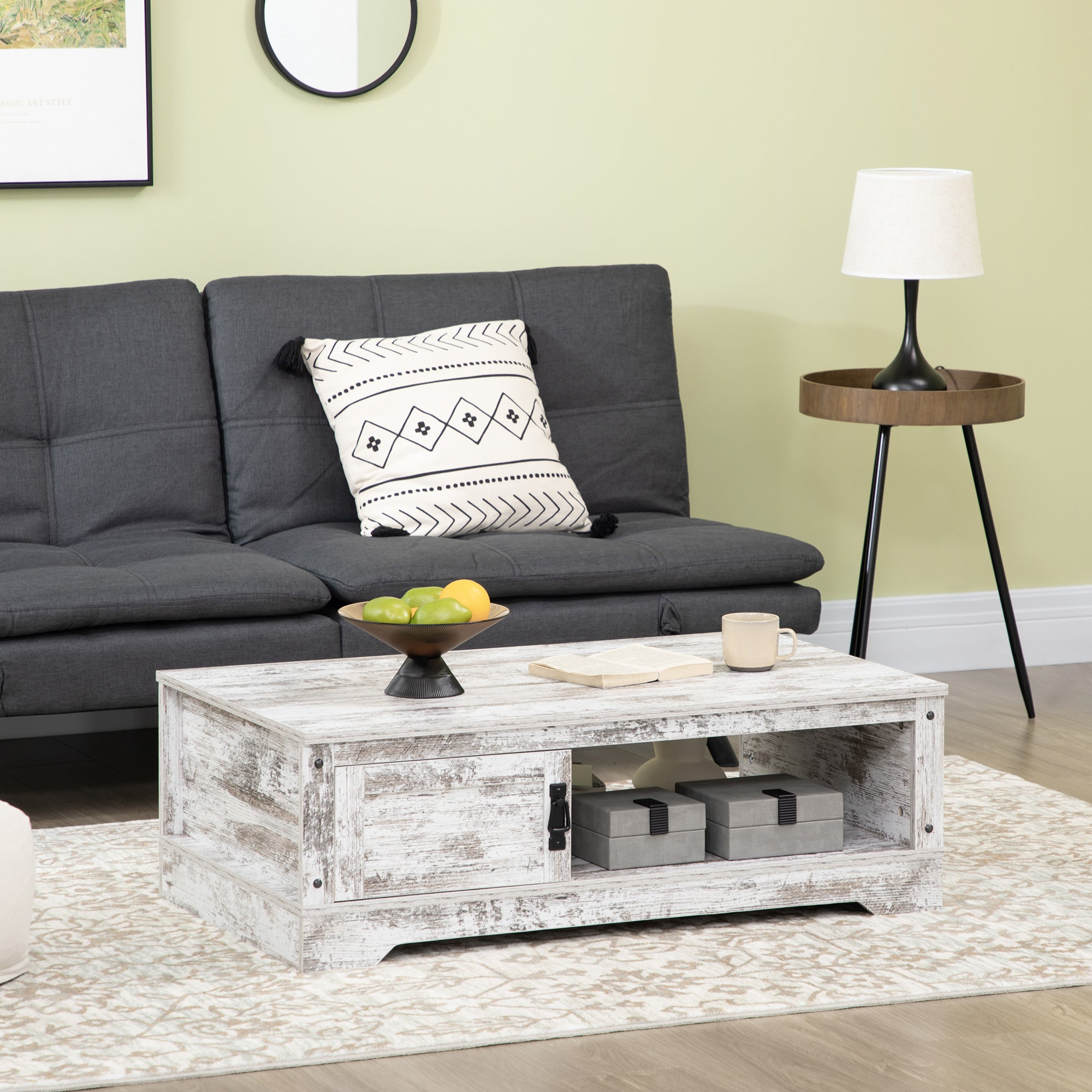 Brown Rustic Coffee Table