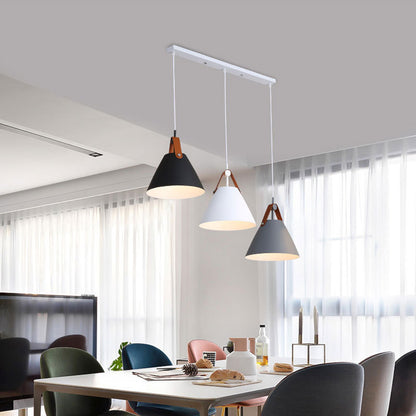 Nordische Esszimmer-Leuchter Kreative Kunst Einfache Persönlichkeit Makronen-Schlafzimmer-Barlampe