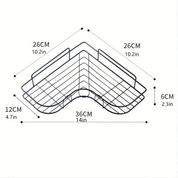 Wall Mounted Bathroom Shelf Triangle Storage Bathroom
