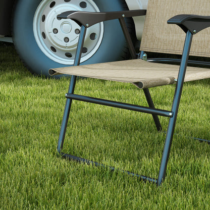 4-teiliges klappbares Garten-Camping-Stuhl-Set