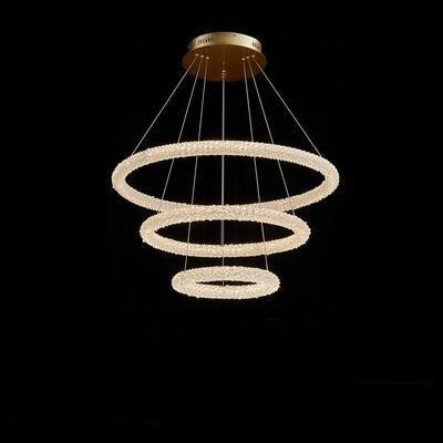 Internet-Berühmtheit Ring Lampe Kristall Kronleuchter
