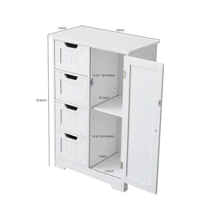 FRALIMK Kleiner Badezimmer-Speicherschrank, freistehender Speicherschrank Eingangsbereich-Schrank Hausspeicher für das Wohnzimmer