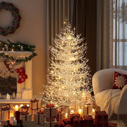Snow-Flocked Fir Christmas Tree