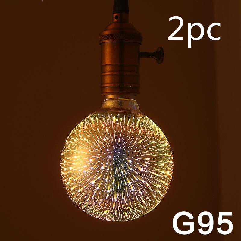 3D Firework LED Bulb