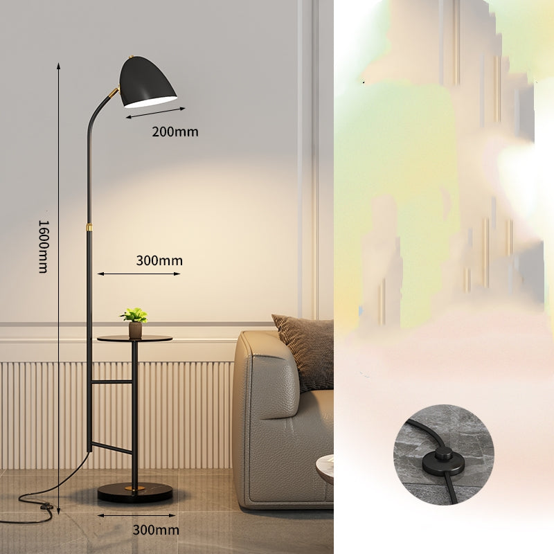 Nordische Stehlampe mit InsUSB kabelloser Ladeleuchte Luxus