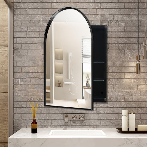 Matte Black Medicine Cabinet