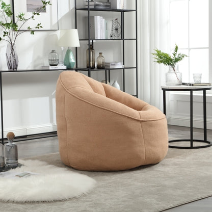 Bettwäsche Bohne Bag Sofa Stuhl Hochdruck-Schaum Bohne Bag Stuhl Material mit gepolstertem Schaum-Polster Komprimierter Bohne Bag mit Fußstütze