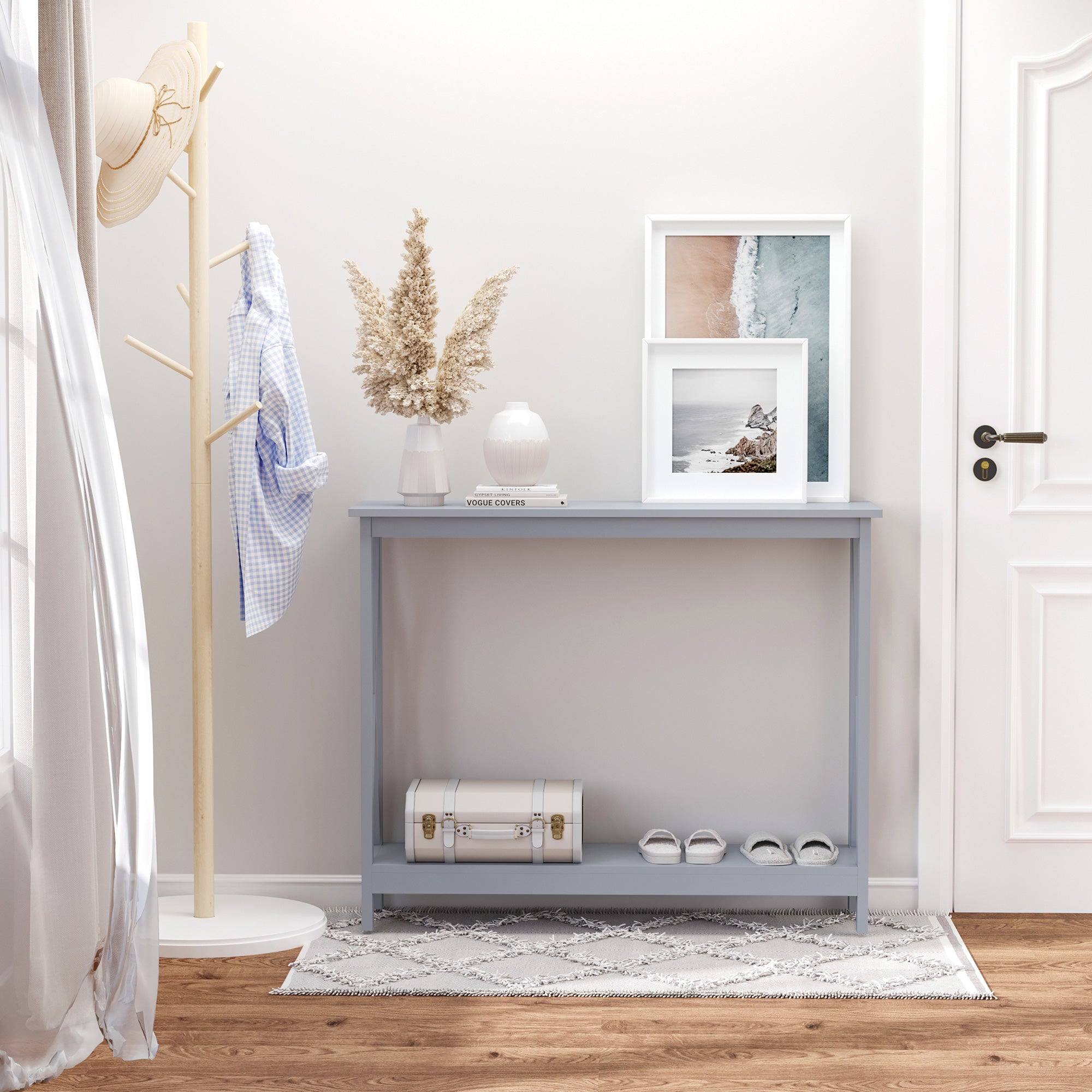 Modern Two-Tier Console Table