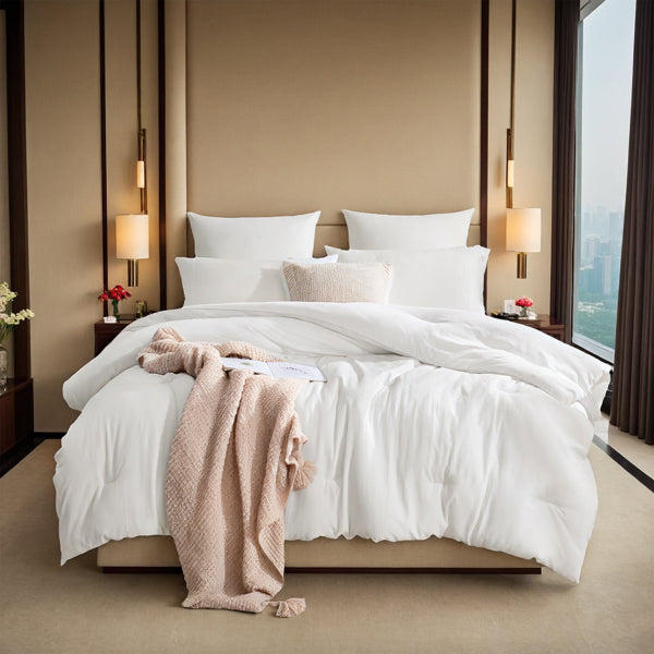 Allwetter-Oversized-Einheitliches-Füller-Duvet - Premium Haltbares Bettdecken Mit Erhöhter Wärme. Diese Dicke Winter-Quilt-Einlage Bietet Ganzjährigen Komfort Und Macht Es Zu Einem Idealem Weihnachtsgeschenk Für Den Täglichen Gebrauch.