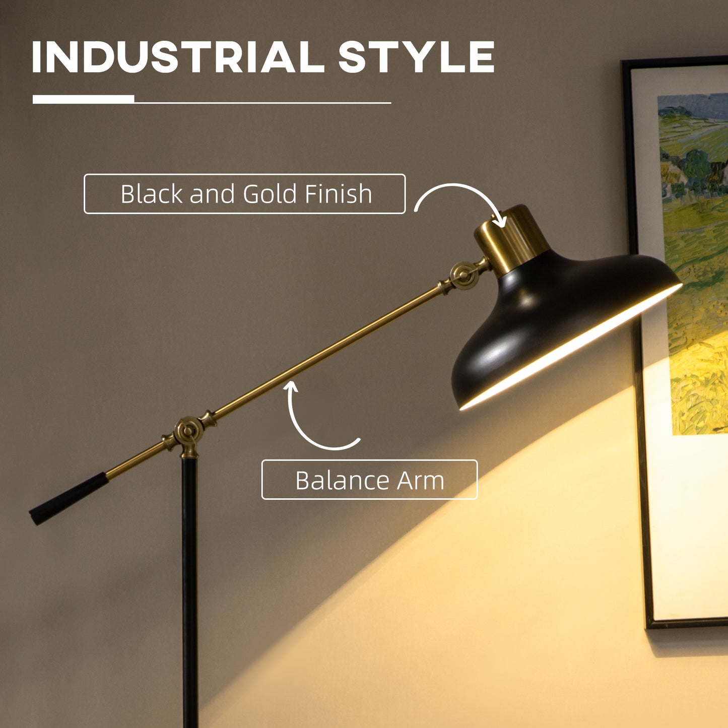 Verstellbare Stehlampen für das Wohnzimmer