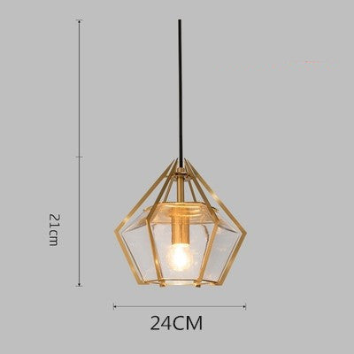 Postmoderne Bleiglas-Esszimmer-Lüster