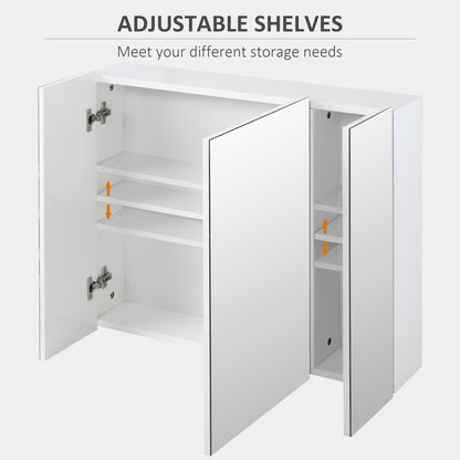 LED-beleuchteter Medizinschrank mit Spiegel
