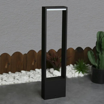 Inowel Außenweg LED-Lichter Modernes Design Gartenscheinwerfer Schwarze Landschaftsbeleuchtung 17510-800