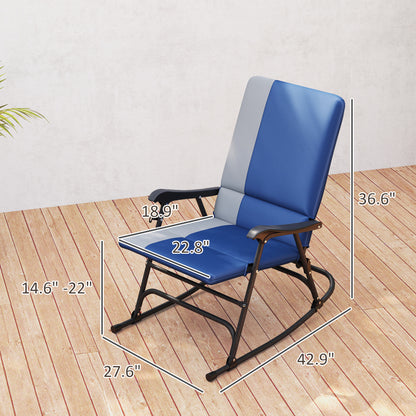 Schaukelstühle für draußen, Set aus 2