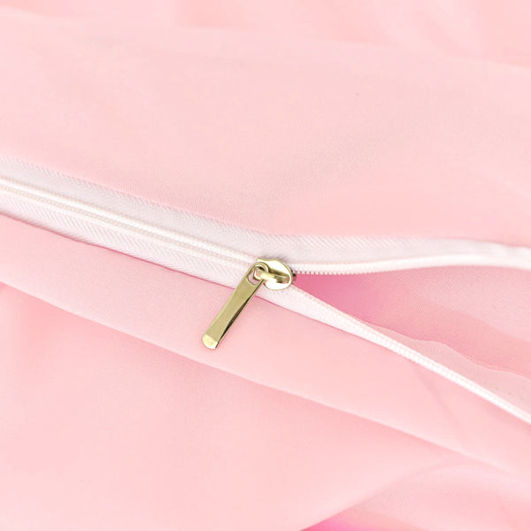 Rosa Überdimensionierte Bettbezug-Set Adorables Frisches Ästhetik Passt zu Allen Geschlechtern. Premium Atmungsaktives Mikrofaser Mit Boho-Details. Passt zu Einzel-/Doppelbetten. Perfekt Für Schlafzimmer Und Hotels. Ein Ideales Chris