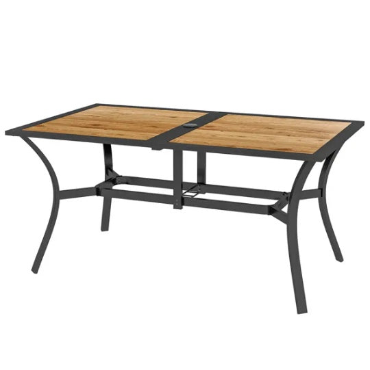 Glass Modern Coffee Table Large Fits Six