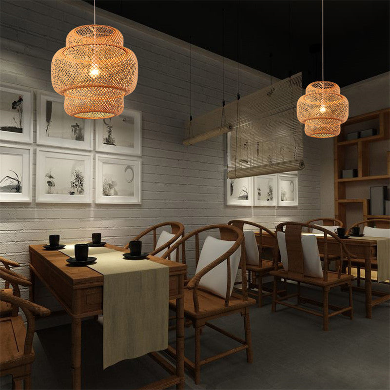 Bamboo Art Chandelier