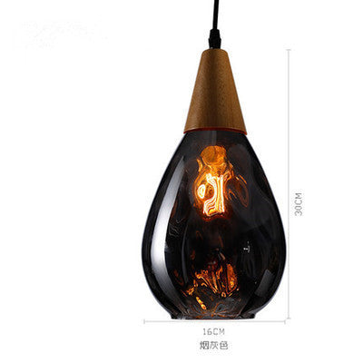 Nordische Lampen und Laternen Wohnzimmer Bar Theke Europäisch Kreativ Persönlich Handwerklich Netz Rot Kronleuchter Einarmig Glas Kleiner Kronleuchter Esszimmer Lampe