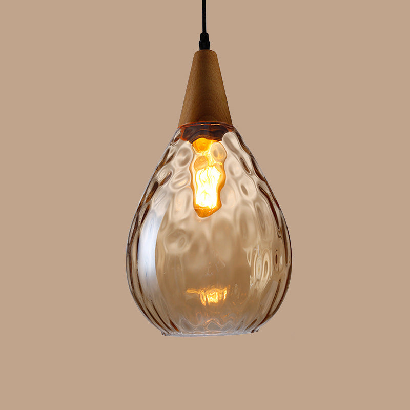 Glass Single Pendant Light