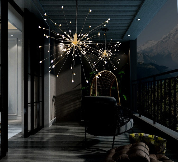Neues Solar-Feuerwerk-Licht LED-Explosionslicht Raum-Sternenhimmel-Dekorationslicht