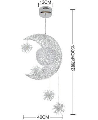 Aluminum Wire Chandelier