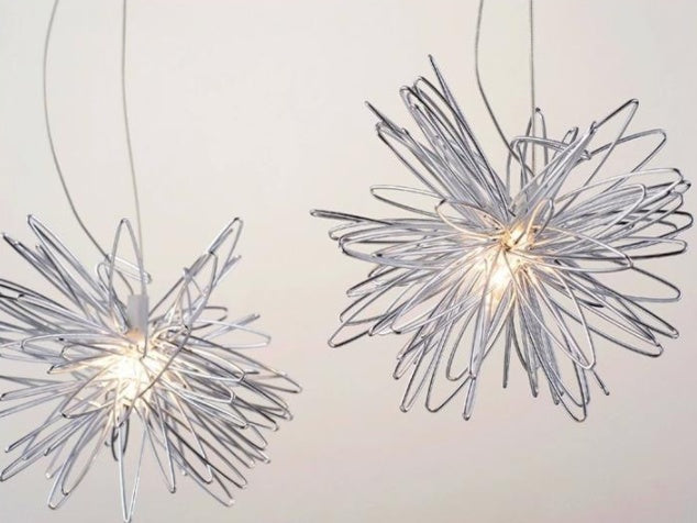 Aluminum Wire Chandelier