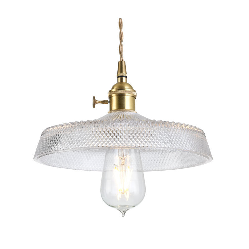 Nordic Personality Dining Table And Bar Counter Retro Glass Chandelier