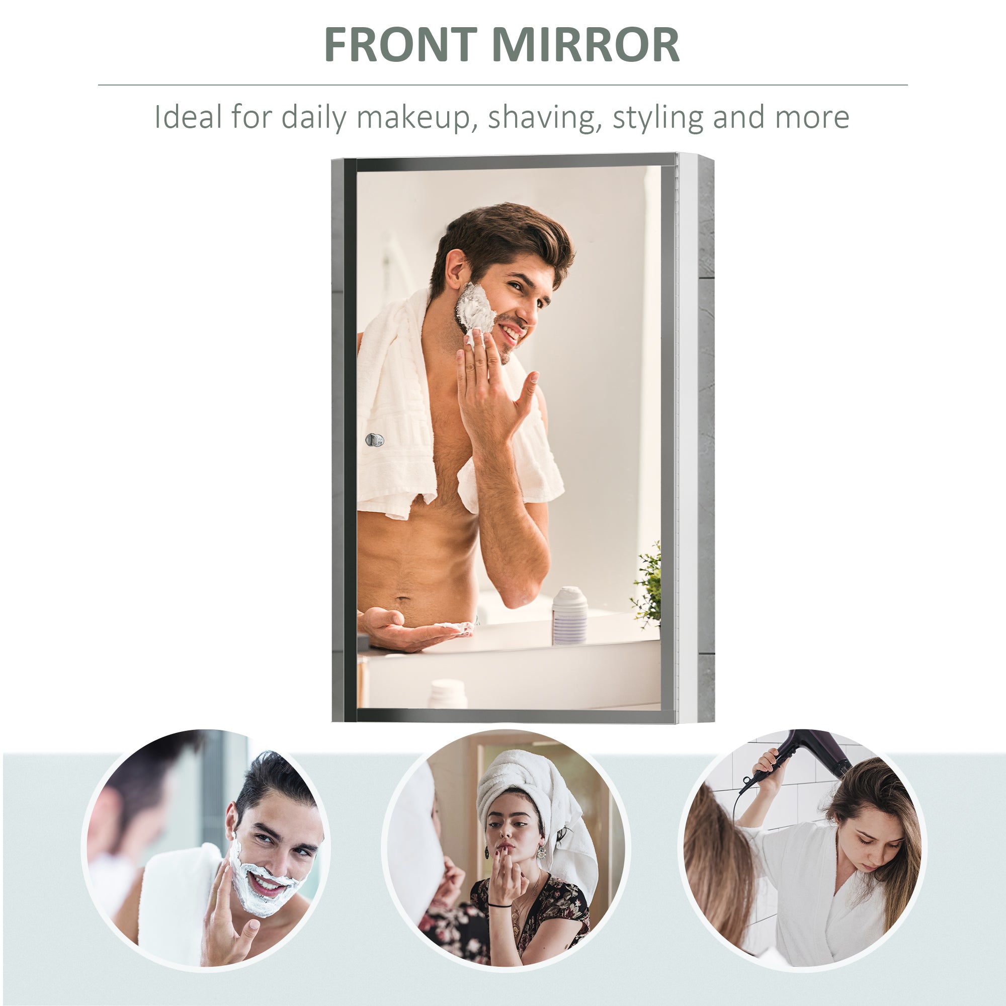 Modern Mirrored Bathroom Cabinet