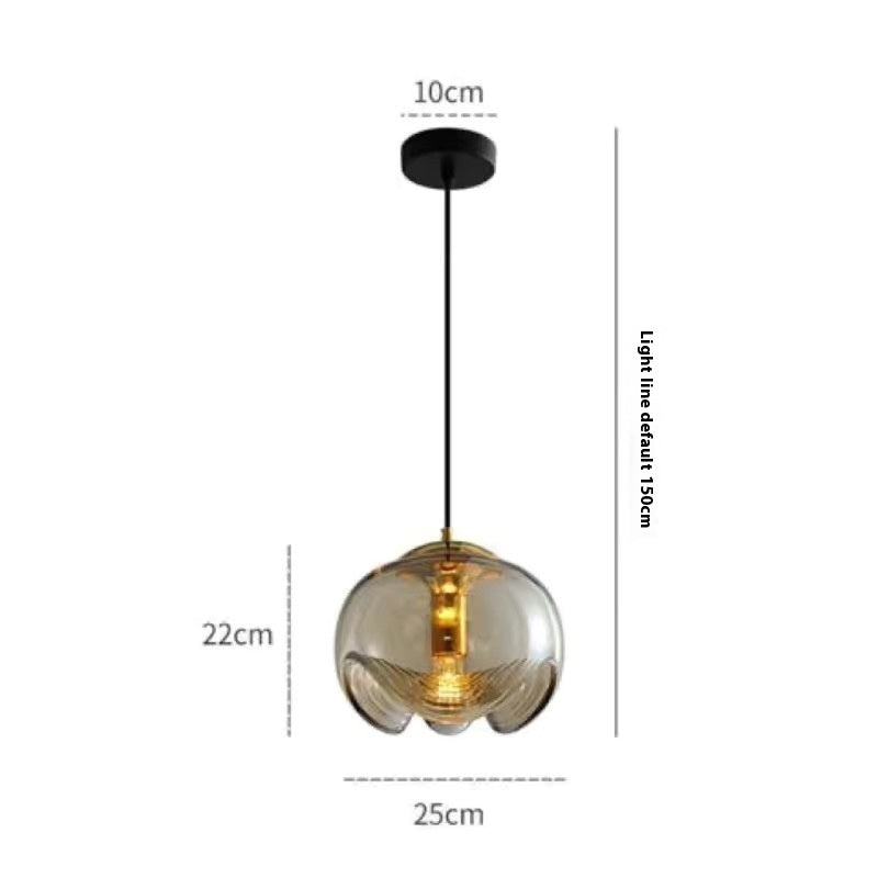Industrieller Stil Kreatives Wohnzimmer Flur Persönlichkeits Glas Leuchter