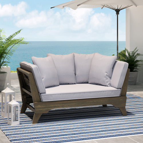 Grey Fabric Sofa Bed