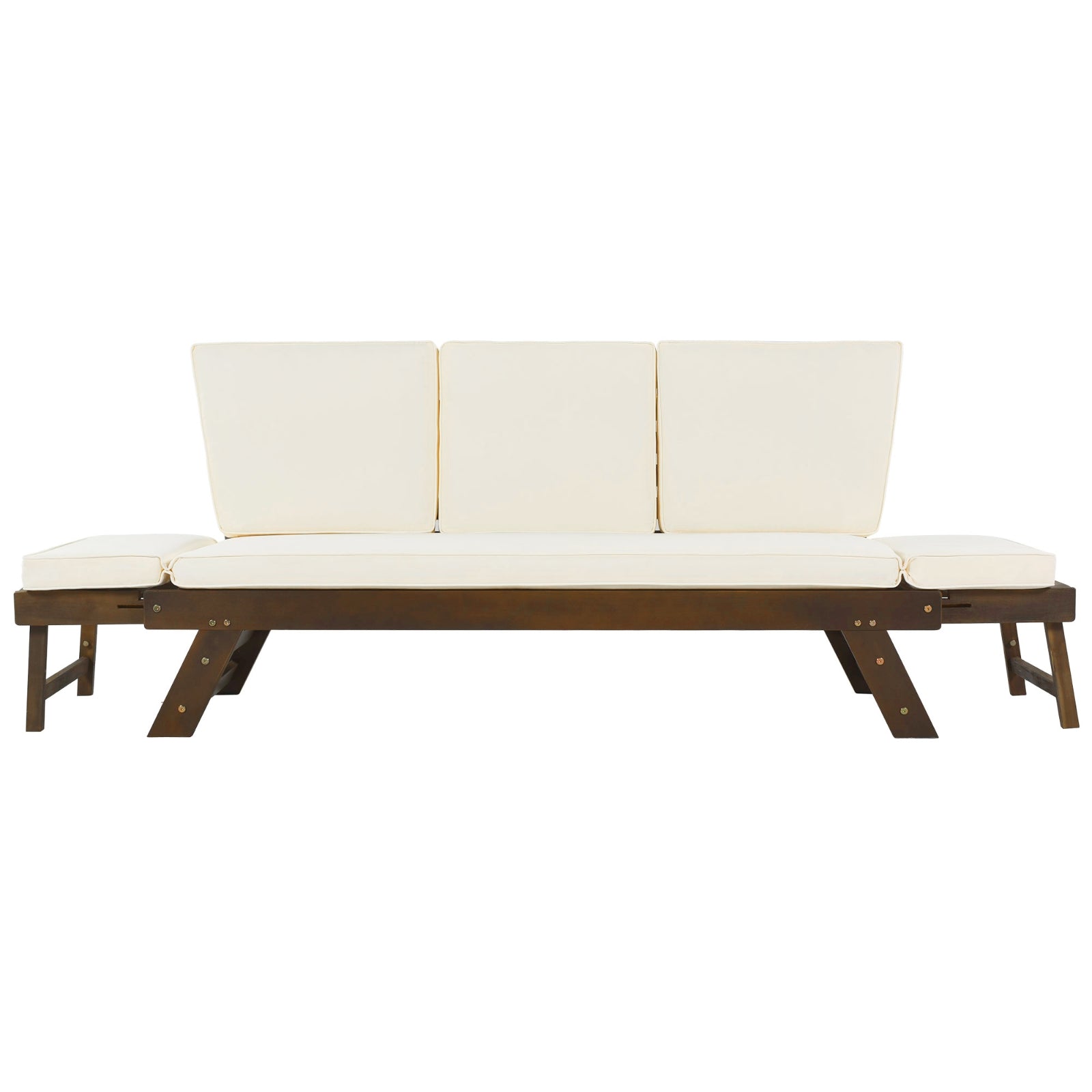 Beige Outdoor Daybed Sofa