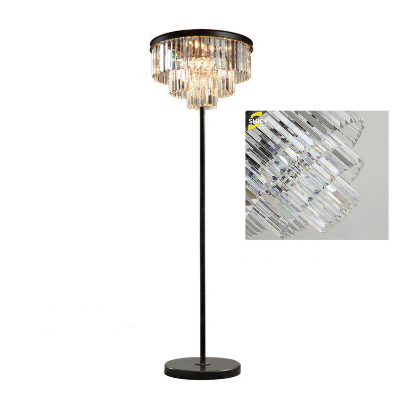 Luxus-Kristall-Stehlampen Retro Einfach Kreativ