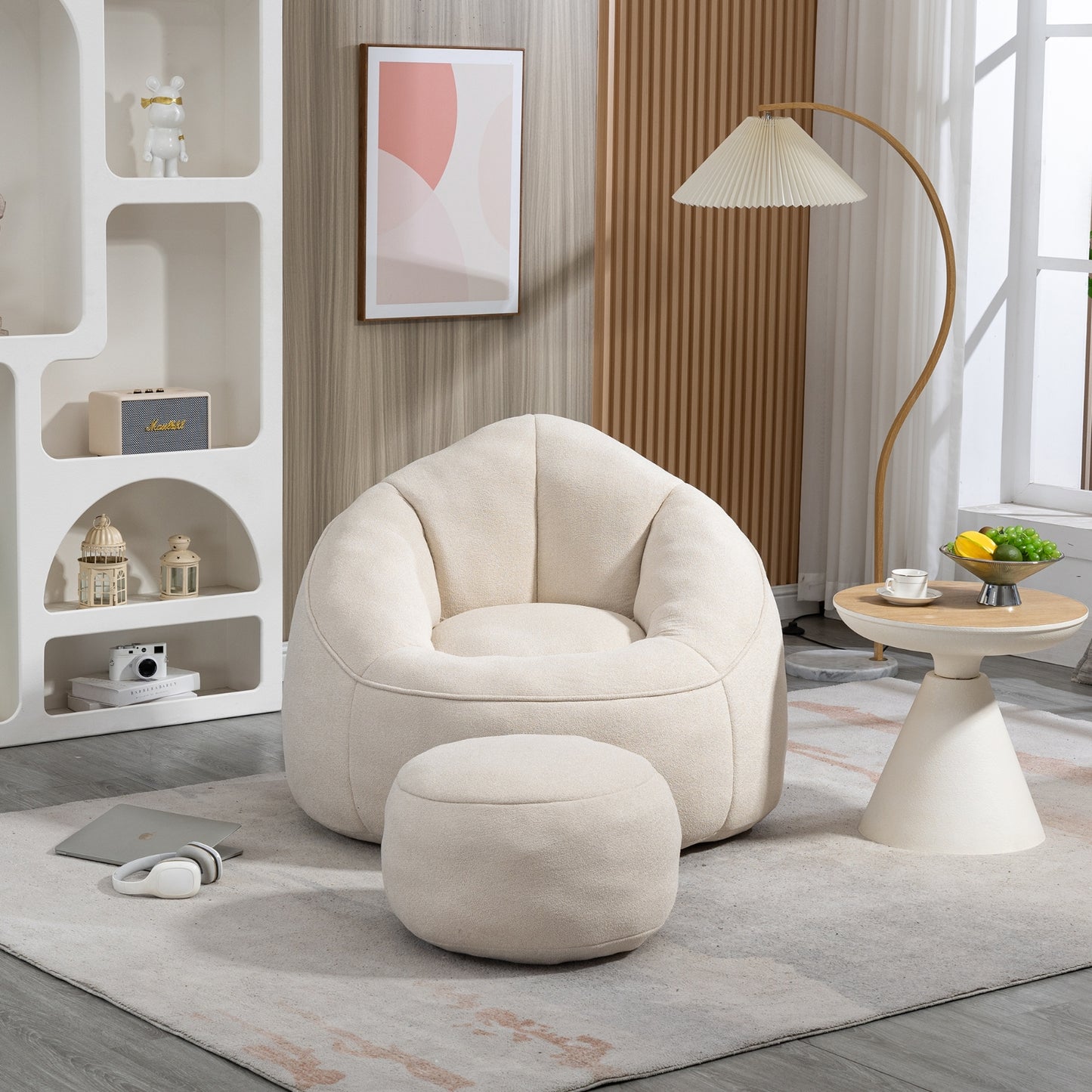 Bedding Bean Bag Sofa Chair High Pressure Foam With Padded Foam Padding