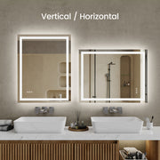 LED Sleek Wall Mirror