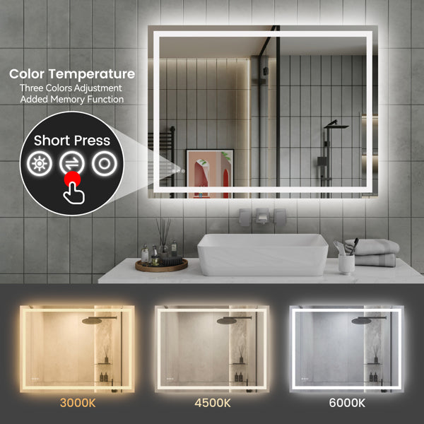 48-Zoll x 36-Zoll LED-Badspiegel
