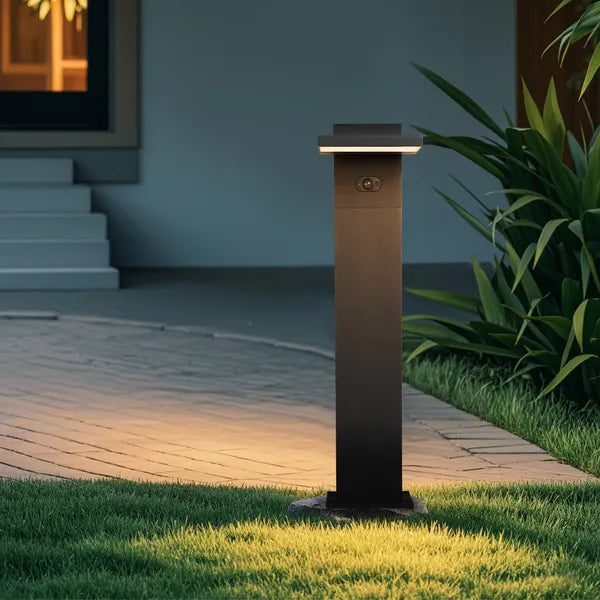 Solarpfadlichter für den Außenbereich mit Bewegungssensor IP65 wasserdicht Pfadlichter für die Einfahrt verstellbarer Kopf 32128