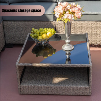 7-teiliges Patio-Sofa-Möbelset