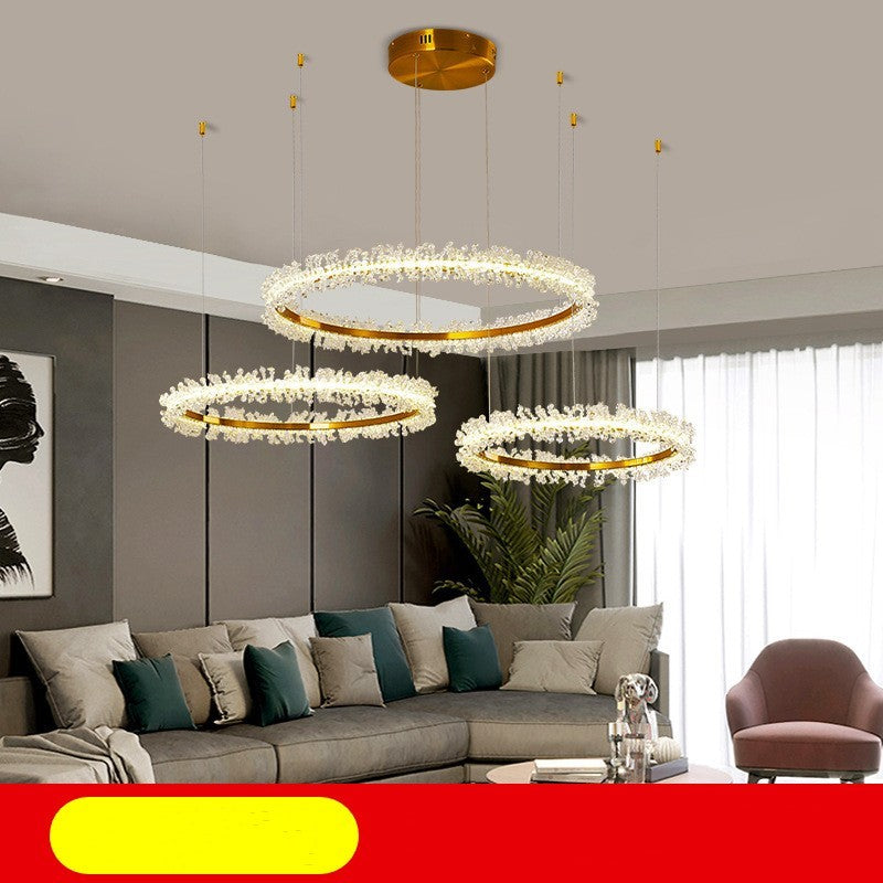 Wohnzimmer-Kristall-Leuchter Modernes Design Vergoldet Kreativ
