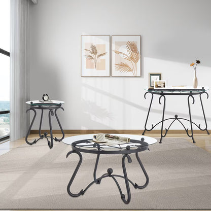 Konsole-Tisch aus gehärtetem Glas mit stabiler Konstruktion für das Wohnzimmer
