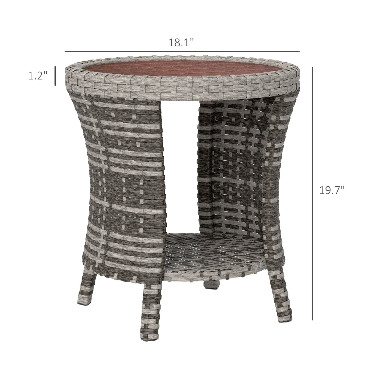 18" Outdoor Coffee Table