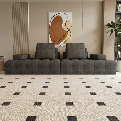 Sofa-Couch für das Wohnzimmer, modernes Zweiersofa mit extra tiefen Sitzflächen, bequemen Armlehnen, Sofas für Wohnzimmer, Apartment-Lounge, einfache Montage, Grau