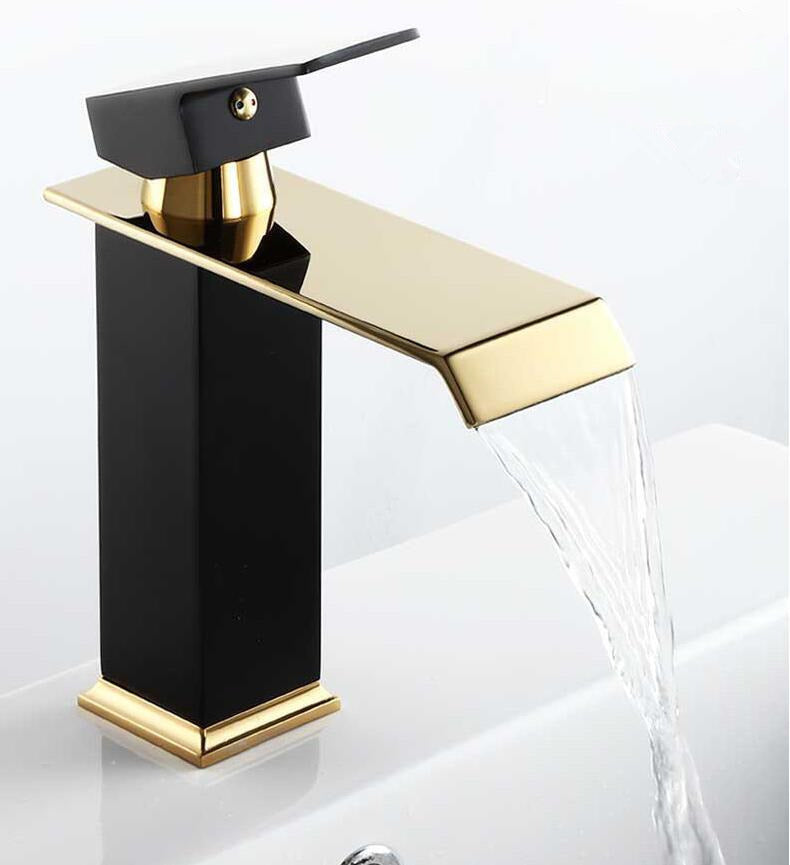 Black Gold Basin Faucet High Style